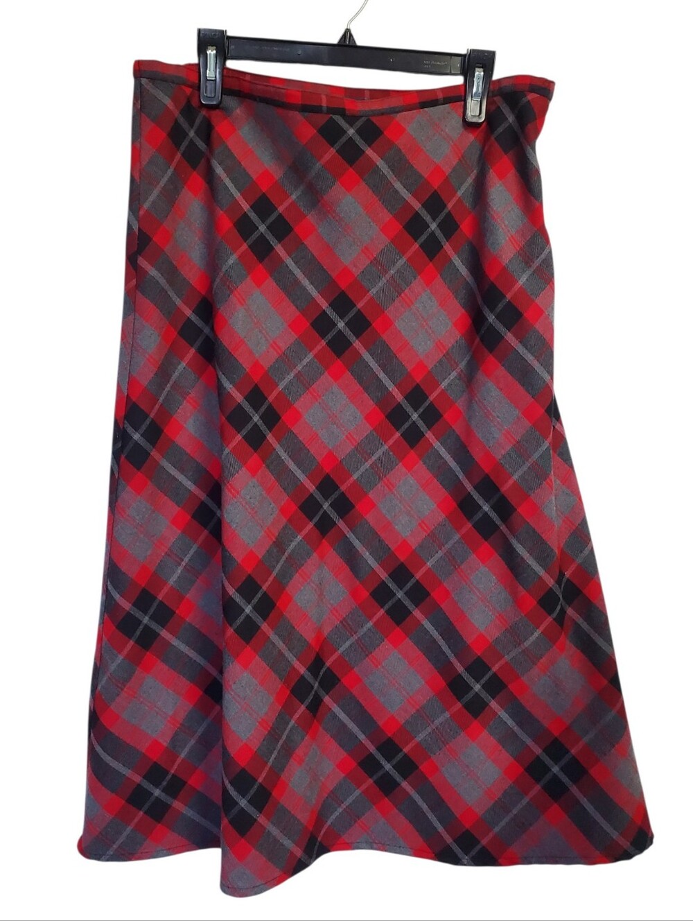 White Stag Women's Plaid Maxi Skirt Vintage Size L (12/14)